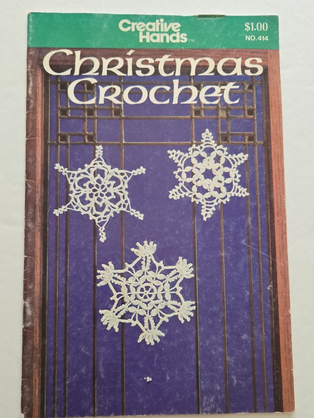 Vintage 1981 Christmas Crochet Pattern Booklet 414 By Creative Hands